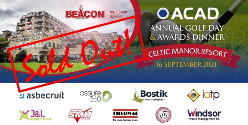 ACAD Golf Day & Awards Dinner – Sold Out!